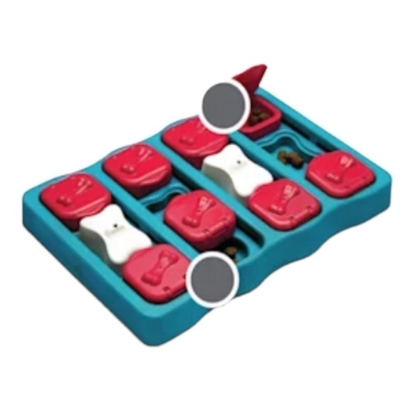 Nina Ottosson Outward Hound Dog Brick Treat Dispensing Puzzle Toy Stimulate - Picture 3 of 8